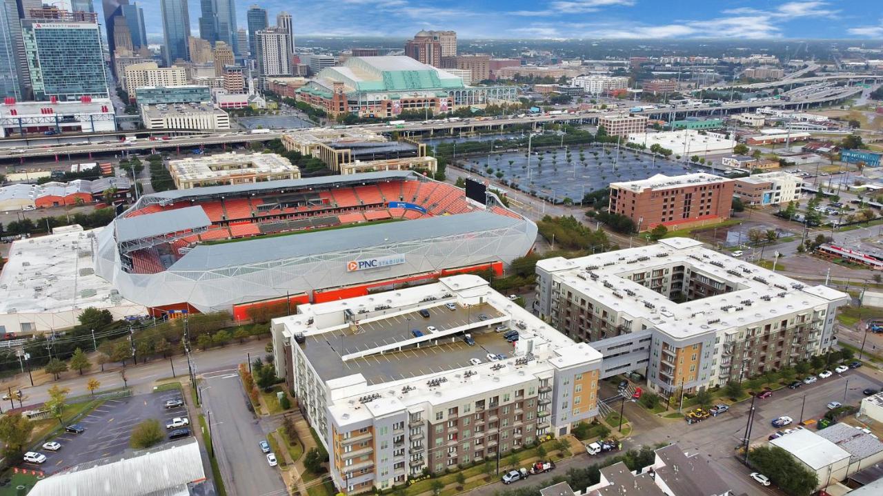 U1 Penthouse Downtown Houston Rental Car Available Apt 1Br 1Bth Gym Sleep Good Екстер'єр фото